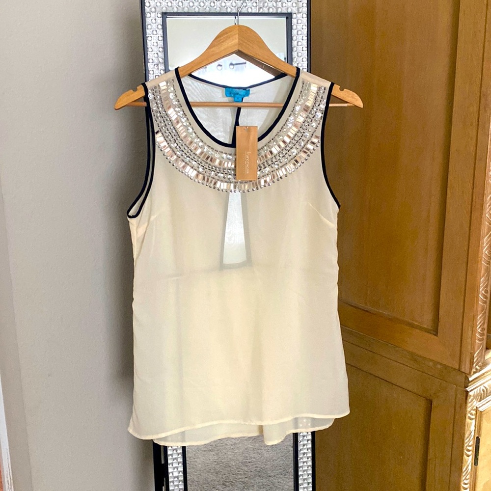 Francesca’s Collections size Med embellished top